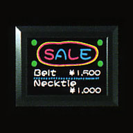 エレクトリックブラックボードA4 (専用蛍光マーカー5色セット付)